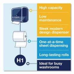 New 🧨 Advanced Matic Hand Towel Roll, 7.7" X 700 Ft, White, 6 Rolls/Carton 😀 -scott shop 290089 3