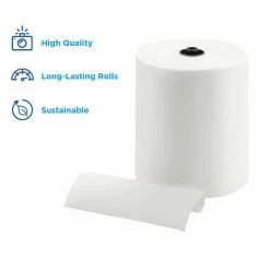 Budget ✔️ 8" Recycled Paper Towel Roll, White, 89430, 700 Feet Per Roll, 6 Rolls Per Case ✔️ -scott shop 458430 1