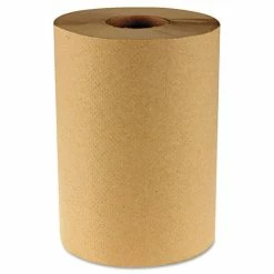 Wholesale 🔔 Hardwound Paper Towels, 8" X 350ft, 1-Ply Natural, 12 Rolls/Carton 😀