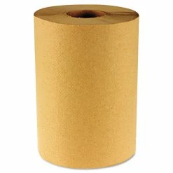 Budget 🎁 Hardwound Paper Towels, Nonperforated 1-Ply Natural, 800 Ft, 6 Rolls/Carton ❤️