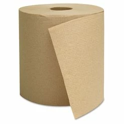 Flash Sale 😉 Hardwound Towels, Brown, 1-Ply, Brown, 800ft, 6 Rolls/Carton 🛒