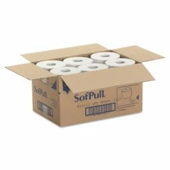 Best Sale ✔️ GP Hardwound Paper Towel Roll, Nonperforated, 9 X 400ft, White, 6 Rolls/Carton 👏 -scott shop GEP26610 4