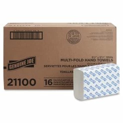 Outlet 🤩 21100 White Multifold Paper Towels, 9 4/10" X 9 1/4", 250 Sheets/Pack 🎁 -scott shop GJO21100 4