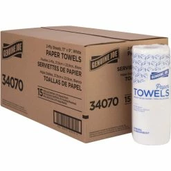 Outlet 🌟 2-ply Paper Towel Rolls - 2 Ply - 9" X 11" - 70 Sheets/Roll - White - Paper - Absorbent, Soft, Perforated, Tear Resistant - For Hand, Food Service, Kitchen, Breakroom - 15 / Carton 🛒