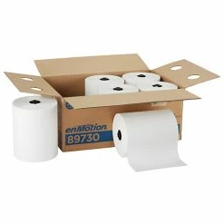 Outlet 🌟 Flex Recycled Hardwound Paper Towel Roll, 8.2" X 550', White 🎉 -scott shop GPC89730 5