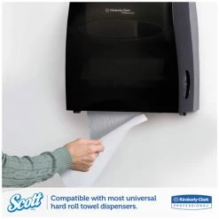 Hot Sale ๐ Essential High Capacity Hard Roll Towel, 1.75" Core, 8 X 950ft, White,6 Rolls/CT โจ 11 Hot Sale ๐ Essential High Capacity Hard Roll Towel, 1.75" Core, 8 X 950ft, White,6 Rolls/CT โจ -scott shop KIM02000 3