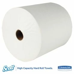Hot Sale ๐ Essential High Capacity Hard Roll Towel, 1.75" Core, 8 X 950ft, White,6 Rolls/CT โจ 12 Hot Sale ๐ Essential High Capacity Hard Roll Towel, 1.75" Core, 8 X 950ft, White,6 Rolls/CT โจ -scott shop KIM02000 4