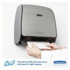 Coupon 🔥 Control Slimroll Towels, Absorbency Pockets, 8" X 580ft, White, 6 Rolls/Carton 🌟 -scott shop KIM12388 3