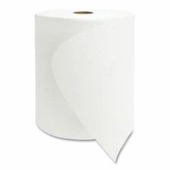 Wholesale 👏 Valay Universal TAD Roll Towels, 1-Ply, 8" X 600 Ft, White, 6 Rolls/Carton 🧨