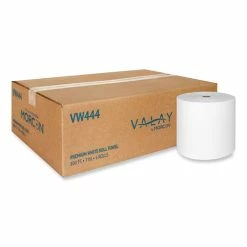 Best Pirce ✨ Valay Proprietary Roll Towels, 1-Ply, 7" X 800 Ft, White, 6 Rolls/Carton ✔️ -scott shop MORVW444 4