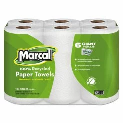 Best deal 🤩 6181 White Recycled Bulk Perforated Maxi Towels, 11" X 6" 👏