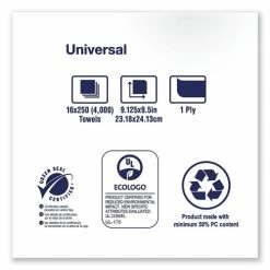 Best Sale 👏 Multifold Towels, 9.13 X 9.5, Natural White, 250/Pack, 16 Packs/Carton 💯 -scott shop SCA420483 5